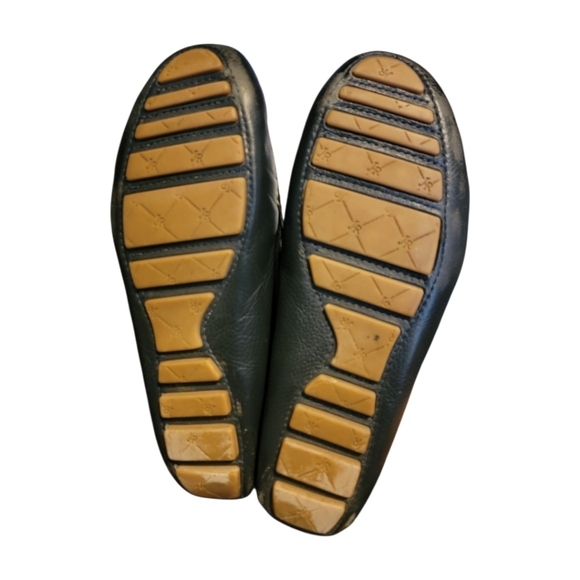 Jack Rogers Taylor Navy Blue Leather Loafers Driving Mocassins Size 9.5B - Picture 9 of 9